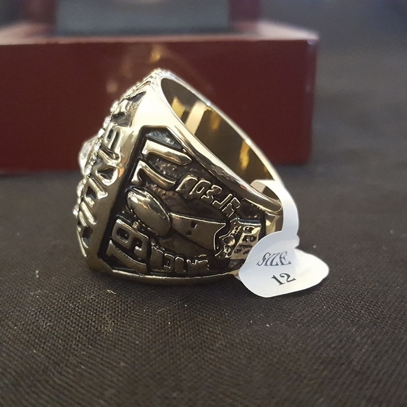 Dallas Cowboys Fan  Edition 1971 Championship Super Bowl Ring Gold - Picture 7 of 8